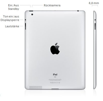 Apple iPad 2 Rückseite