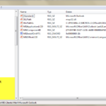 Registry Eintrag Outlook